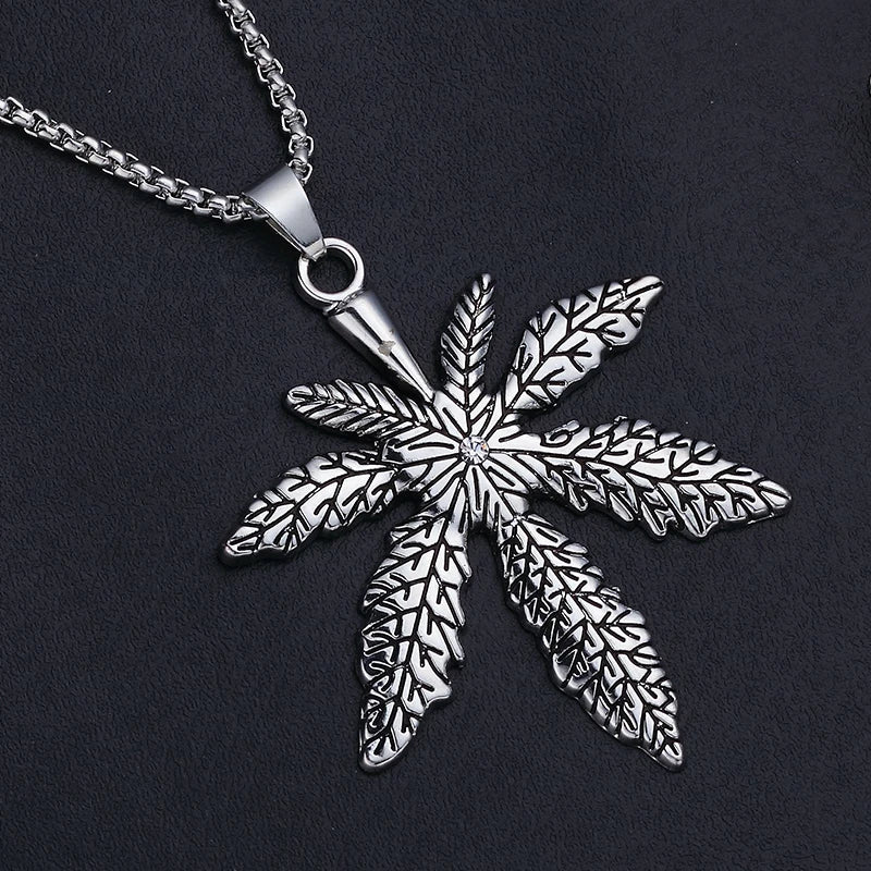 Fashion Vintage Charm Razor Blades Necklaces Men Jewelry Hip Hop Bergamot Pendant for Men
