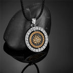 Viking Vegvisir Stainless Steel Pendant Necklace