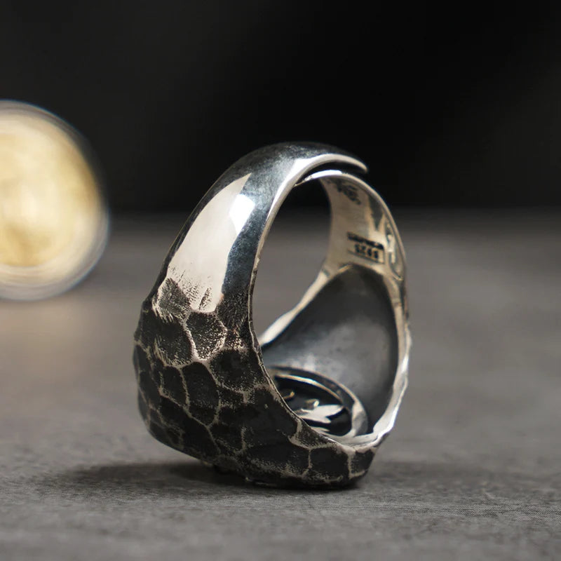 Spartacus Warriors sterling Silver Ring Male Spartan Warrior Fashion Jewelry