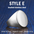 BEIER  Men's High Polished Fashion Man's 316L Stainless Steel Biker Unique Golden Black Square Ring For Men Gift BR8-177