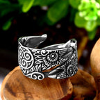 BEIER Stainless steel Thor Hammer Viking Amulet Viking Raven Ring Scandinavian Jewelry man Ring BR8-296