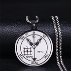 Star Solomon Pendant Necklace — Stainless Steel