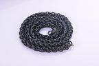 1 piece Width 3mm/4mm/5mm/6mm Black Color Keel Link Chain Necklace For Men Women Stainless Steel Chain Necklace