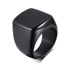 Black Urn Signet Keepsake Ring