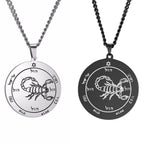 King Solomon Mars Pentacle Amulet — Stainless Steel