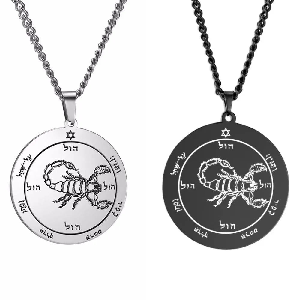 King Solomon Mars Pentacle Amulet — Stainless Steel