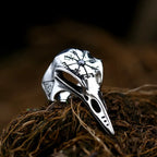 BEIER Stainless steel Thor Hammer Viking Amulet Viking Raven Ring Scandinavian Jewelry man Ring BR8-296