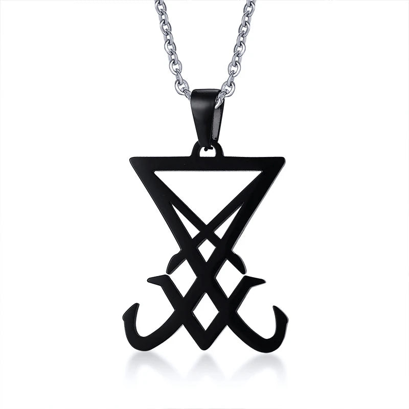 Choronzon Sigil Black Pendant Necklace