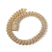 Iced Out Gold Miami Cuban Chain Necklace 20MM