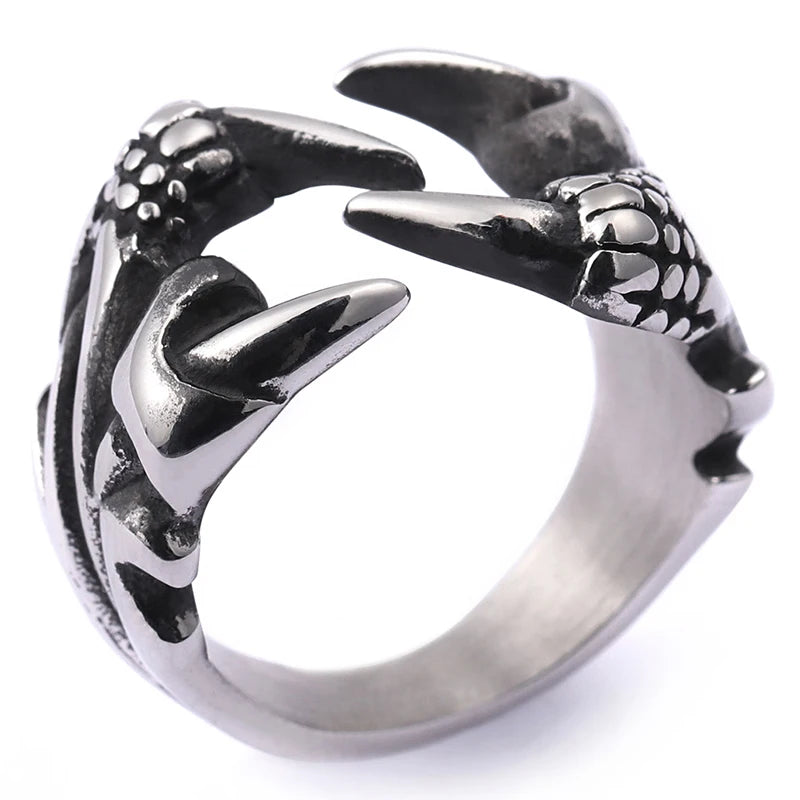 Vintage Wedding Rings For Man Women 316l Stainless Steel Male Ring Finger Jewelry Charm Party Birthday Gift Waterproof