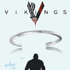 Vnox Retro Nordic Viking Cuff Bangle Bracelets for Men, Stainless Steel Mobius Norse Mythology Runes Amulet Jewelry Dad