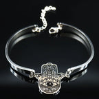 Flower of Life Silver Bracelet — Stainless Steel
