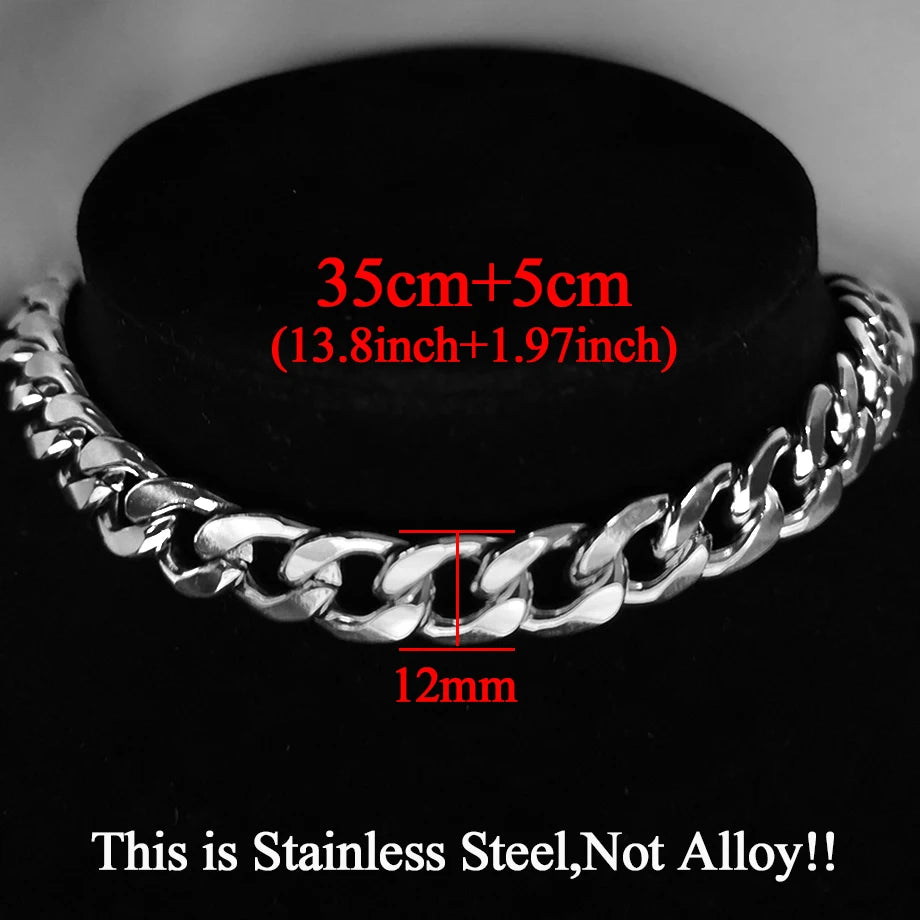 Statement Stainless Steel Pendant Necklace