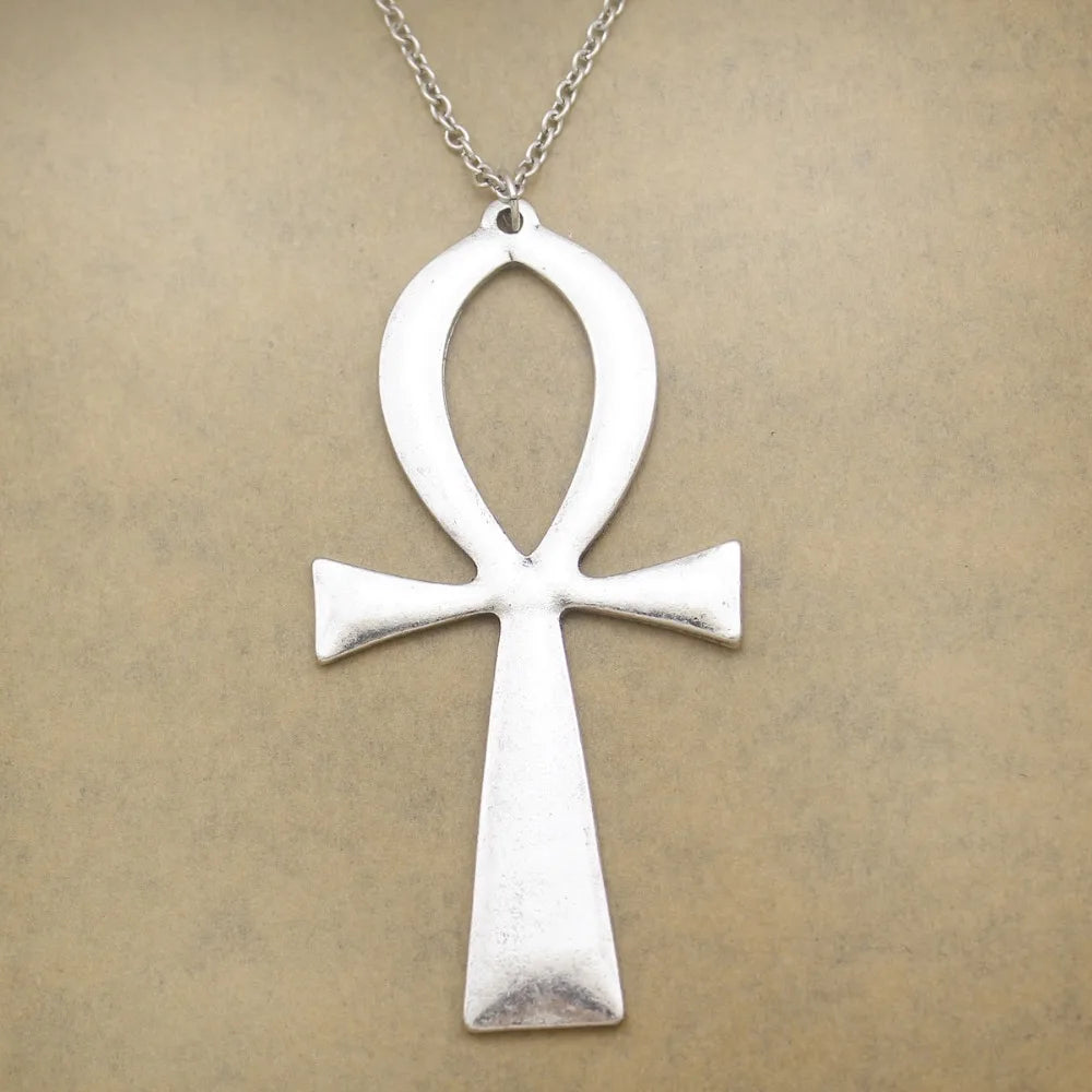 Big Egyptian Ankh Cross Pendant — Stainless Steel