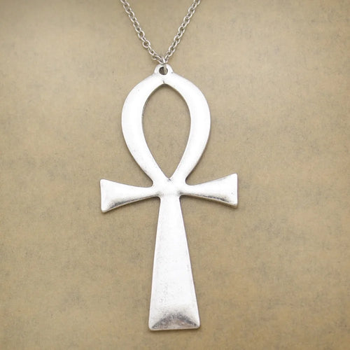 Big Egyptian Ankh Cross Pendant — Stainless Steel