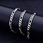 Figaro Chain Necklace 8mm — Stainless Steel