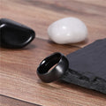 Tigrade Ceramic Brushed Black Ring For Men Women 4/6/8mm Width Tendy Male Wedding Ring Matte anillos mujer Plus Size