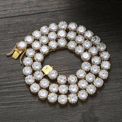 Iced Out Tennis Stainless Steel Necklace 8MM — 3A CZ