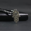 Life Tree Namaste Pendant Necklace — Zinc Alloy