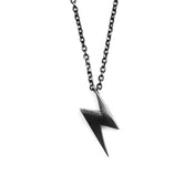 Minimal Stainless Steel Chain Necklace — Lightning