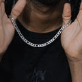 Vnox 3-8mm Figaro Chain for Men Women, Stainless Steel Cuban Link Chain,Gold Color Solid Metal Choker,Simple Basic