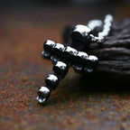 BEIER Punk Rock Fashion Cross Charm Vintage Skull head pendant Chain Fashion jewelry for man women Best Lover gift BP8-479