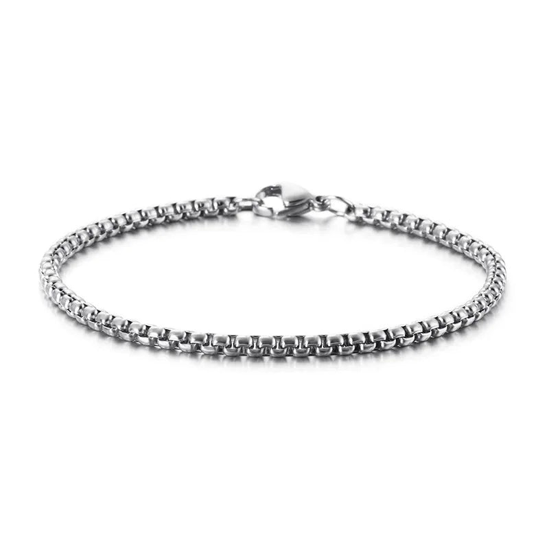 Minimalist 3/4/5/6/7mm Cuba Chain Bracelet Homme 100% Stainless Steel Braslet Punk Link Braclet Gift For Him Pulseiras