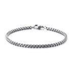 Minimalist 3/4/5/6/7mm Cuba Chain Bracelet Homme 100% Stainless Steel Braslet Punk Link Braclet Gift For Him Pulseiras