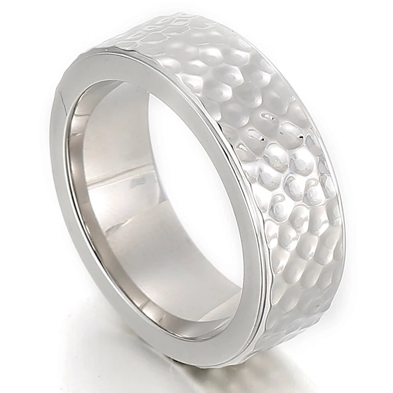 Vintage Wedding Rings For Man Women 316l Stainless Steel Male Ring Finger Jewelry Charm Party Birthday Gift Waterproof