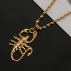 Fashion Gold Color Scorpion Pendant Necklace Zodiac Constellation Astrology Chain Jewelry