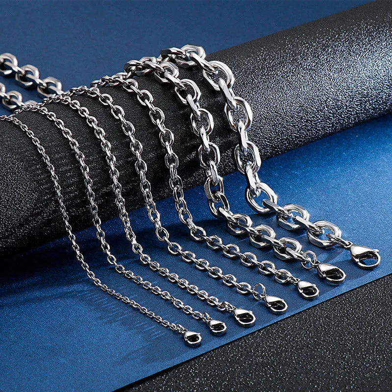 Cuban O-Link Chain Necklace 6mm — Stainless Steel