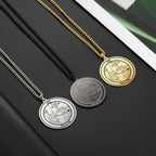 Tarot Card Pendant Necklace — Stainless Steel