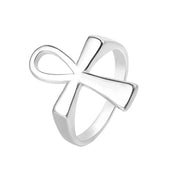 Anubis Cross Ring for Men — Pharaoh Guardian, Stainless Steel