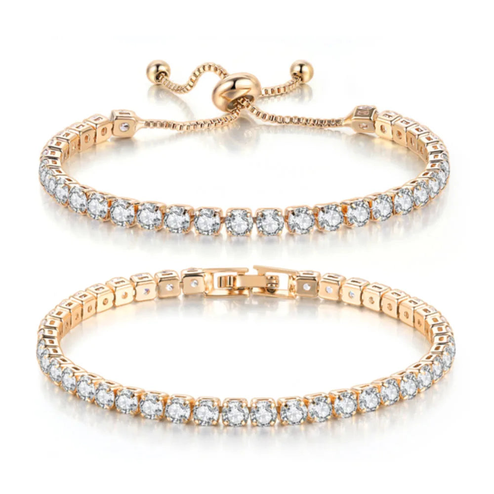 Tennis Bracelet Stainless Steel 4MM Iced Out