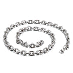 Cuban O-Link Chain Necklace 6mm — Stainless Steel