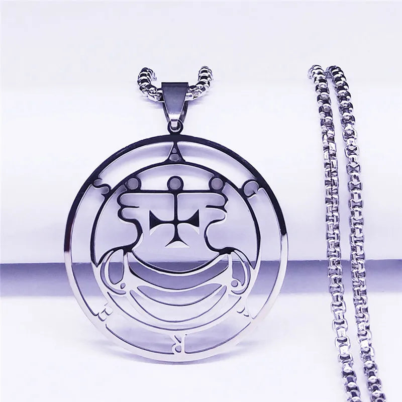 Sigil de Lucifer Agares Necklace — Stainless