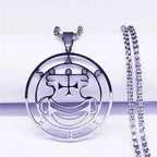 Sigil de Lucifer Agares Necklace — Stainless