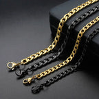 Cuban Curb Chain Necklace 7mm — Silver