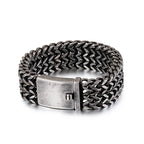 Mesh Link Bracelet, Multiple Widths — Stainless Steel