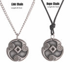 24 Viking Runes Amulet Pendant Set — Stainless Steel