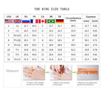 High Quality Silver Color Purple Crystal Cubic Zircon Rhinestone Female Ring for Women Party Jewelry Accessories