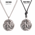 24 Viking Runes Amulet Pendant Set — Stainless Steel