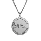 Key of Solomon Pentacle Pendant — Stainless Steel