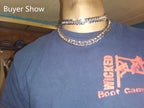 Heavy Curb Cuban Link Chain — Two-Tone