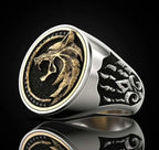 Viking Wolf Claw Warrior Ring — Two-Tone