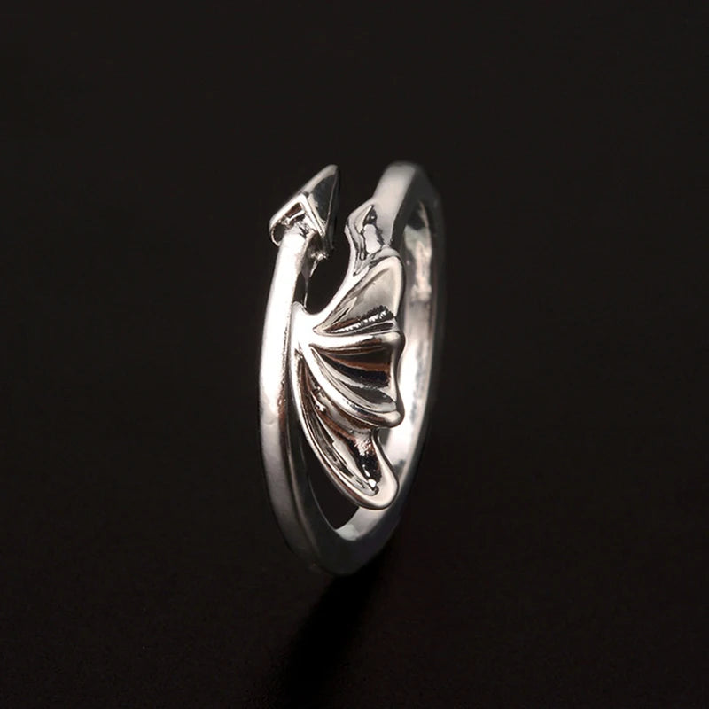 Vintage Feather Open Ring for Men & Women — Adjustable, 24 Styles