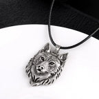 Viking Wolf Pendant Necklace