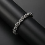 Men's 8mm Link Chain Bracelet — Stainless Steel