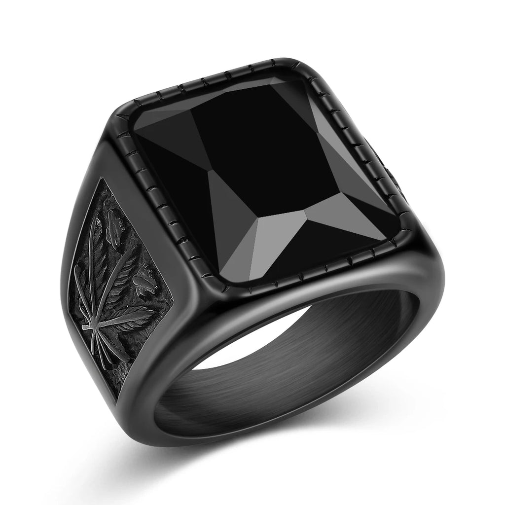 Smooth Signet Ring — Stainless Steel
