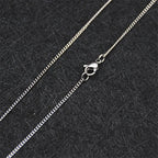 Minimal Side Chain Necklace 1.9mm — Stainless Steel